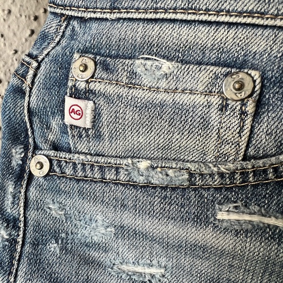 ADRIANO GOLDSCHMIED The Erin Pencil Skirt Distressed With Raw Hem, AG - Picture 3 of 9